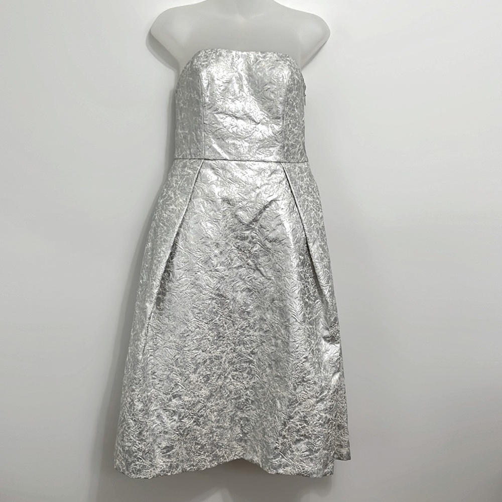 424 Fifth strapless evening dress